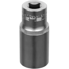 Головка торцевая удлиненная, 27 мм, шестигранная, CrV, под квадрат 1/2 Stels