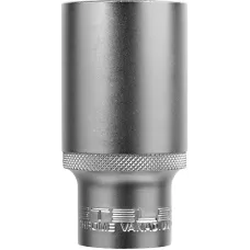 Головка торцевая удлиненная, 32 мм, шестигранная, CrV, под квадрат 1/2 Stels