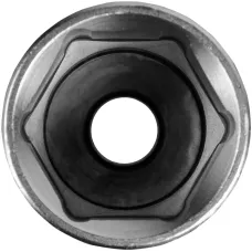 Головка торцевая удлиненная, 32 мм, шестигранная, CrV, под квадрат 1/2 Stels