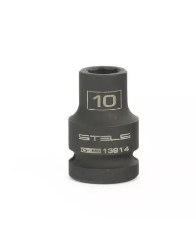 Головка ударная шестигранная, 10 мм, 1/2, CrMo Stels