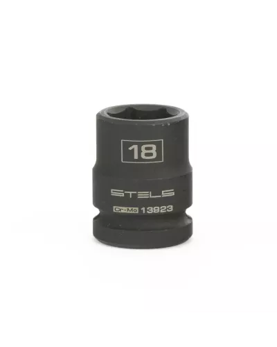 Головка ударная шестигранная, 18 мм, 1/2, CrMo Stels