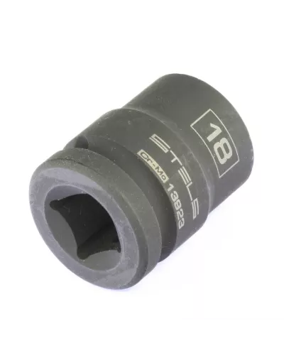 Головка ударная шестигранная, 18 мм, 1/2, CrMo Stels