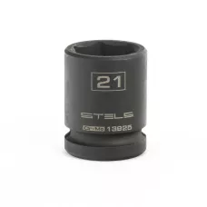 Головка ударная шестигранная, 21 мм, 1/2, CrMo Stels