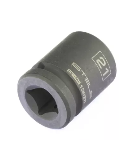 Головка ударная шестигранная, 21 мм, 1/2, CrMo Stels