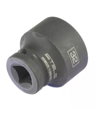 Головка ударная шестигранная, 32 мм, 1/2, CrMo Stels