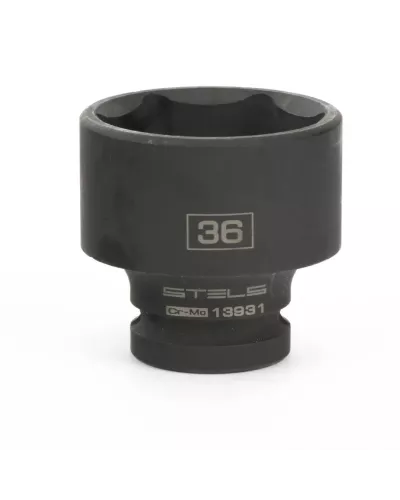 Головка ударная шестигранная, 36 мм, 1/2, CrMo Stels
