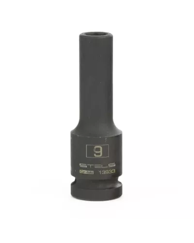 Головка ударная удлиненная шестигранная, 9 мм, 1/2, CrMo Stels