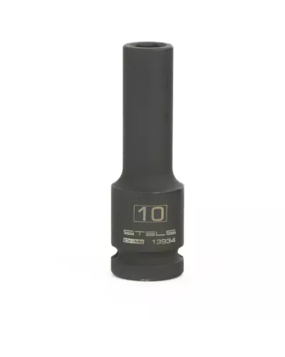 Головка ударная удлиненная шестигранная, 10 мм, 1/2, CrMo Stels