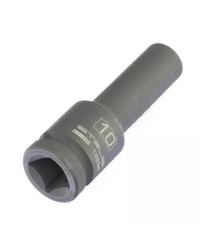Головка ударная удлиненная шестигранная, 10 мм, 1/2, CrMo Stels