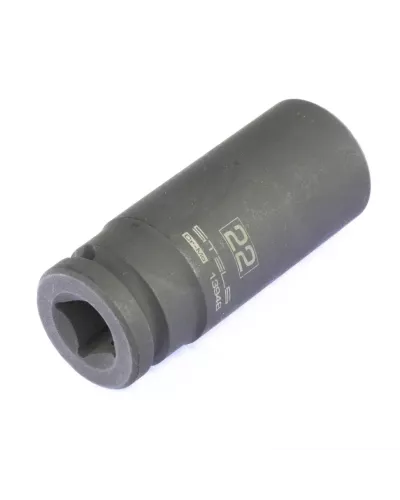 Головка ударная удлиненная шестигранная, 22 мм, 1/2, CrMo Stels