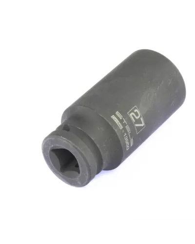Головка ударная удлиненная шестигранная, 27 мм, 1/2, CrMo Stels