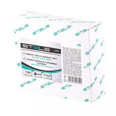 Набор головок ударных 6-гранных удлиненных для колесных дисков 17, 19, 21 мм, 1/2", 3 предмета Stels