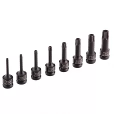 Набор ударных торцевых головок Torx 1/2",  в кейсе, 8 шт. Stels