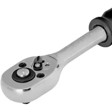 Ключ-трещотка 1/4", 45 зубьев, с быстрым сбросом, CrV, хром Сибртех