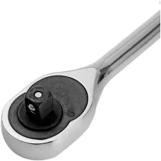 Ключ-трещотка 1/2", 45 зубьев, с быстрым сбросом, CrV, хром Сибртех