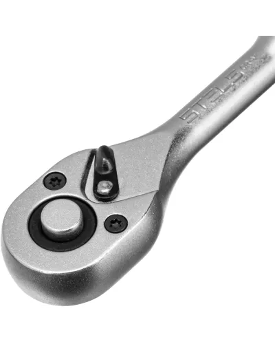 Ключ трещотка 1/4, 72 зуба, с быстрым сбросом, СrV Stels