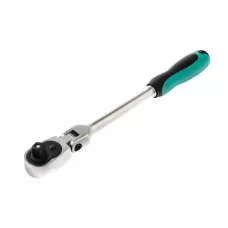 Ключ трещотка 3/8, 72 зуба, с быстрым сбросом, шарнирная СrV Stels