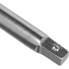 Вороток Г-образный DENZEL 150*40 мм, квадрат 1/4", CrV, матовый хром