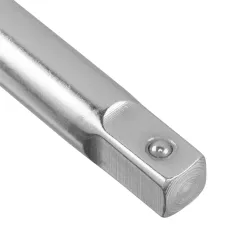 Вороток Г-образный DENZEL 200*50 мм, квадрат 3/8", CrV, матовый хром