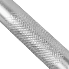 Вороток Г-образный DENZEL 300*100 мм, квадрат 3/4", CrV, матовый хром