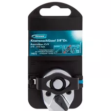 Ключ телескопический трещоточный GROSS 3/8", 215-315 мм, CrV, хромир., 2-х комп. рукоятка 14072