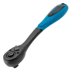 Ключ-трещотка GROSS 1/2", 72 зуба, Comfort, с быстрым сбросом, CrV, 2-х комп. рукоятка 14082
