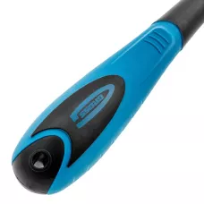 Ключ-трещотка GROSS 1/2", 72 зуба, Comfort, с быстрым сбросом, CrV, 2-х комп. рукоятка 14082