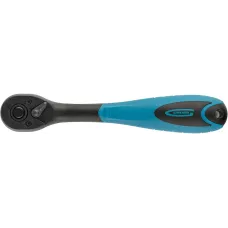 Ключ-трещотка GROSS 3/8", 72 зуба, Comfort, с быстрым сбросом, CrV, 2-х комп. рукоятка 14084