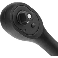 Ключ-трещотка GROSS 3/8", 72 зуба, Comfort, с быстрым сбросом, CrV, 2-х комп. рукоятка 14084