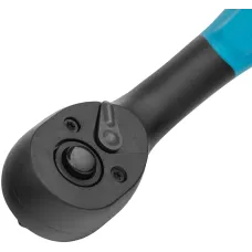 Ключ-трещотка GROSS 3/8", 72 зуба, Comfort, с быстрым сбросом, CrV, 2-х комп. рукоятка 14084