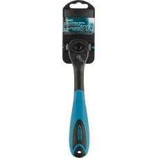 Ключ-трещотка GROSS 3/8", 72 зуба, Comfort, с быстрым сбросом, CrV, 2-х комп. рукоятка 14084