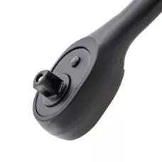 Ключ-трещотка GROSS 1/4", 72 зуба, Comfort, с быстрым сбросом, CrV, 2-х комп. рукоятка 14086