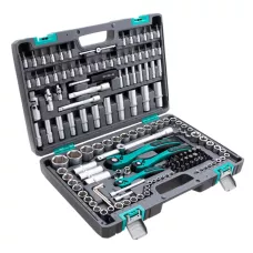 Набор инструмента, 1/4, 3/8, 1/2, Cr-V, S2, усиленный кейс, 151 предмет Stels