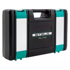 Набор инструментов, 1/2, 1/4, CrV, пластиковый кейс, 82 предмета, двенадцатигранные головки Stels