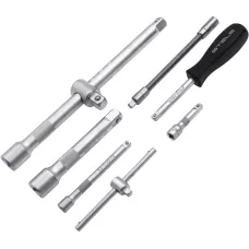 Набор инструментов, 1/2, 1/4, CrV, пластиковый кейс, 94 предмета, двенадцатигранные головки Stels