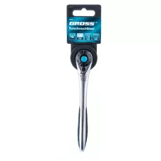 Ключ трещоточный GROSS, 120 зубьев 1/4" 14135