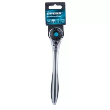 Ключ трещоточный GROSS, 120 зубьев 3/8" 14136