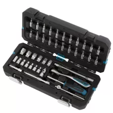 Набор инструментов 42 предмета, 120 зубьев, CrV, 1/4" GROSS 14146