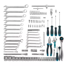 Набор инструментов 101 предмет, 120 зубьев, CrV, 1/4", 1/2" GROSS 14151