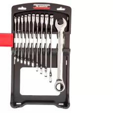 Набор ключей комбинированных, трещоточных 11 шт. MATRIX 14795