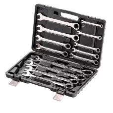 Набор ключей комбинированных, трещоточных 13 шт. MATRIX 14797