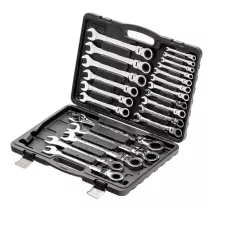 Набор ключей комбинированных, трещоточных шарнирных 13 шт. MATRIX 14798