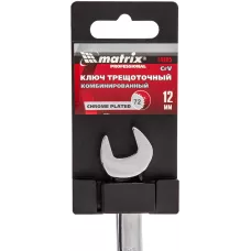 Ключ комбинированный трещоточный, 12 мм MATRIX  14805