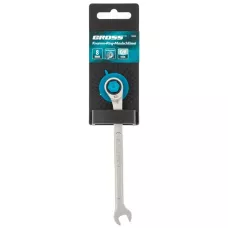 Ключ комбинированный трещоточный GROSS, 8 мм, количество зубьев 100 14846