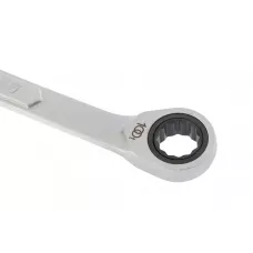 Ключ комбинированный трещоточный GROSS, 15 мм, количество зубьев 100 14853