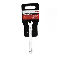 Ключ комбинированный, 6 мм, CrV MATRIX 15150