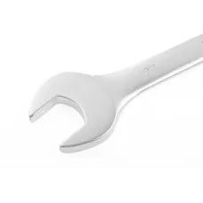 Ключ комбинированный, 27 мм, CrV, матовый хром Stels