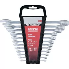Набор ключей комбинированных, 6-22 мм, 12 шт MATRIX 15412