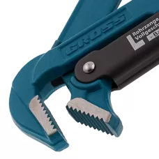 Ключ трубный рычажный GROSS, №1, 1", цельнокованый, CrV, тип - "L" 15601