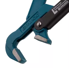 Ключ трубный рычажный GROSS, №2, 1,5", цельнокованый, CrV, тип - "L" 15603